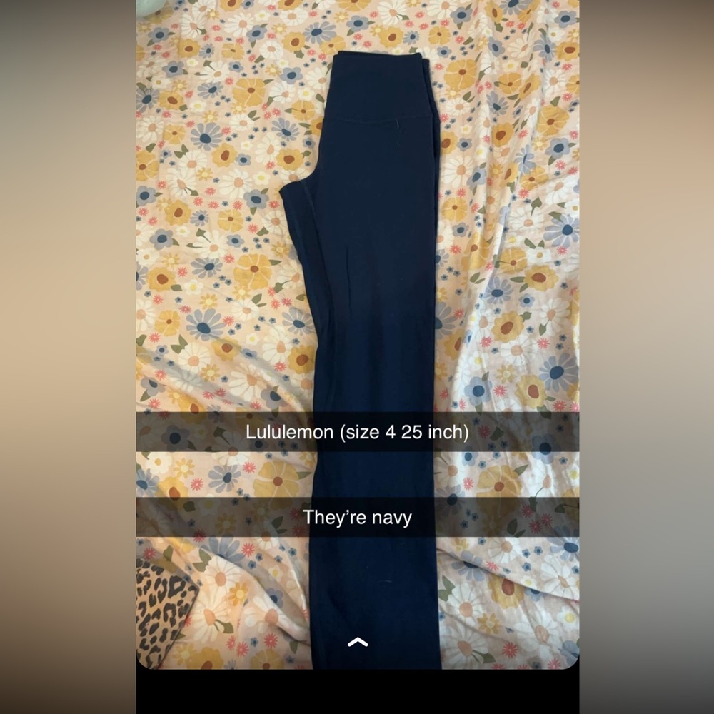Navy Lululemon Leggings
